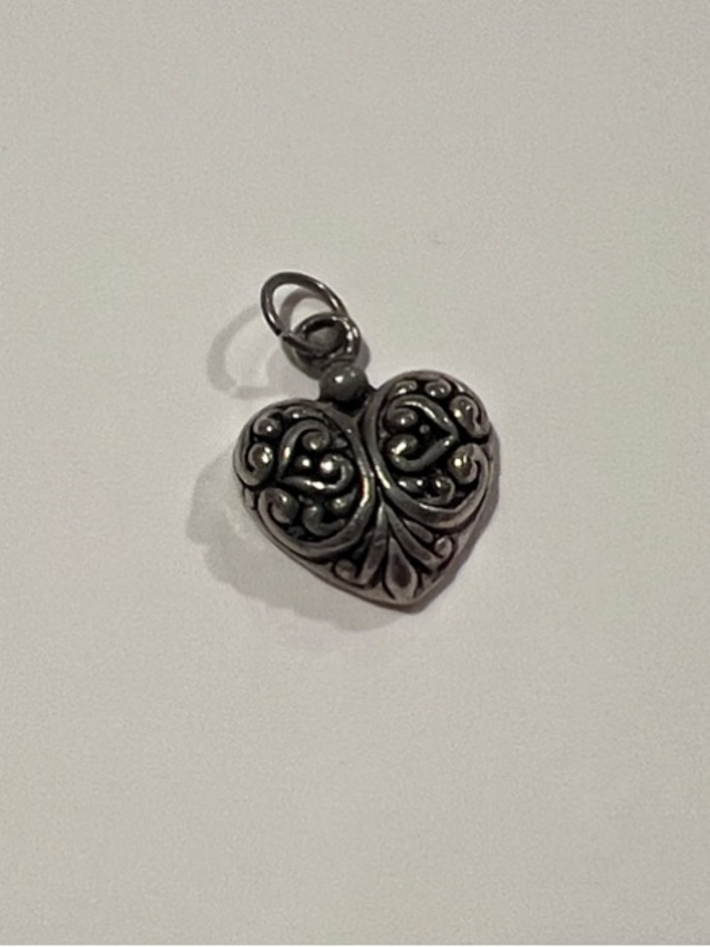 Heart Filigree Pendant Charm